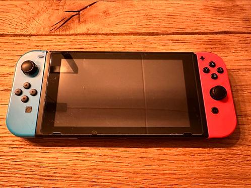 Nintendo Switch V2, Spelcomputers en Games, Spelcomputers | Nintendo Switch, Zo goed als nieuw, Switch 2019 Upgrade, Met 2 controllers