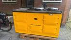 AGA Gasfornuis - 4 ovens - Okergeel, Ophalen, Gebruikt, 60 cm of meer, Gas
