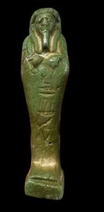 Egyptische rijk sjabti voor ir-3s-mr-f- ḥr-ḏ3, 2400 jaar oud, Ophalen of Verzenden
