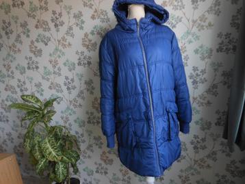 Kobalt blauwe jas maat XL/XXL. beschikbaar voor biedingen