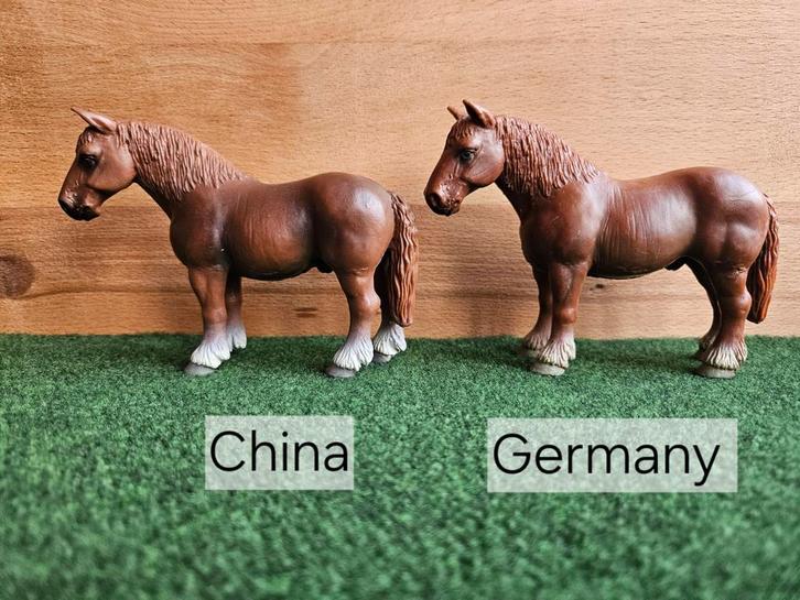Schleich 13244 Koudbloed ruin uit 2000, Verzamelen, Dierenverzamelingen, Zo goed als nieuw, Beeldje of Figuurtje, Paard, Ophalen of Verzenden
