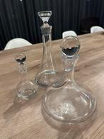 Kristallen Karaffen Set - 3 Stuks, Antiek en Kunst, Ophalen
