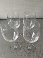 4x kristallen wijnglazen, Antiek en Kunst, Antiek | Glas en Kristal, Ophalen of Verzenden