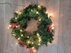 Kerstkrans met verlichting, Diversen, Ophalen of Verzenden, Gebruikt
