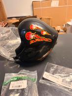 Briko WS2 Skihelm - "Black Attack" (Vlammen) - Kindermaat, Ophalen of Verzenden, Zo goed als nieuw, Overige maten, Overige typen