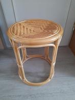 ROTAN TAFELTJE, 45 tot 60 cm, Overige materialen, Minder dan 55 cm, Rond