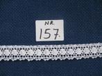 Nr 157 ) Aanbieding Prachtig  katoen KANT wit 10 m 6,00, Hobby en Vrije tijd, Verzenden, Nieuw, Kant