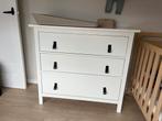 Mooie witte ladekast / commode (IKEA HEMNES), Ophalen, Zo goed als nieuw, 75 tot 100 cm, Opstaande rand