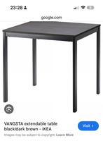 Ikea Vangsta Uitschuifbare Tafel - Gedemonteerd, Huis en Inrichting, Tafels | Eettafels, Ophalen, Kunststof, Gebruikt, 100 tot 150 cm