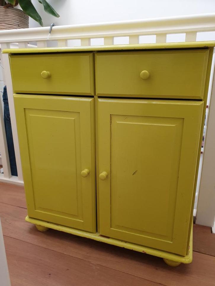 Grenen kastje - circa 83x78x36 cm, Huis en Inrichting, Kasten | Dressoirs, Gebruikt, 50 tot 100 cm, 25 tot 50 cm, Ophalen