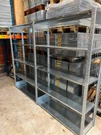 Partij metalen stellingen 40cm diep, zo goed als nieuw, Ophalen, Zo goed als nieuw, IJzer
