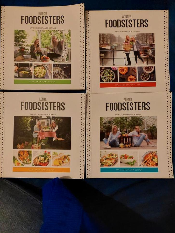 FoodSisters Kookboeken - Complete Set, Boeken, Kookboeken, Zo goed als nieuw, Voorgerechten en Soepen, Hoofdgerechten, Tapas, Hapjes en Dim Sum