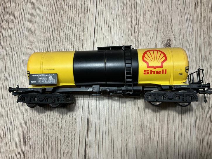 Shell Ketelwagen, Hobby en Vrije tijd, Modeltreinen | H0, Zo goed als nieuw, Wagon, Gelijkstroom, Fleischmann, Ophalen of Verzenden