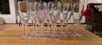 11 Champagne Glazen - Perfect voor Feestelijke Gelegenheden, Ophalen of Verzenden, Zo goed als nieuw