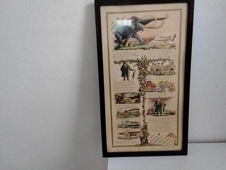 Oude Holland Verzekering Prent, Antiek en Kunst, Kunst | Overige Kunst, Ophalen of Verzenden