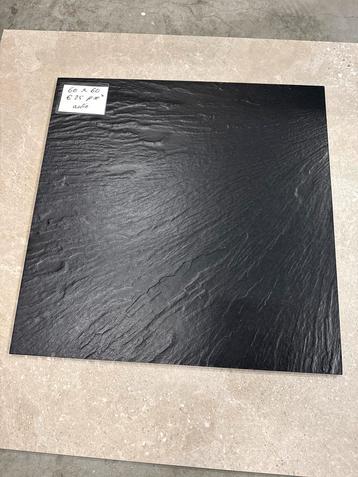 Zwarte Vloer/Wand Tegel 60x60 Topkwaliteit italiaanse tegel beschikbaar voor biedingen