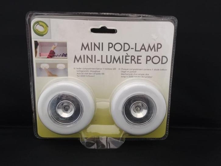 Mini POD-Lamp (LED verlichting), Huis en Inrichting, Lampen | Spots, Nieuw, Metaal of Aluminium, Led, Ophalen of Verzenden