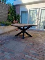 Tuintafel, Ophalen, Gebruikt, Rond, Metaal