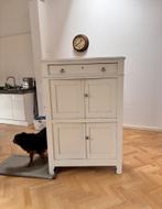 Rocante witte kast, Ophalen, Zo goed als nieuw, Minder dan 50 cm, 105 cm of meer