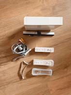 Witte Nintendo Wii met 2 controllers, Spelcomputers en Games, Spelcomputers | Nintendo Wii, Ophalen, Gebruikt, Met 2 controllers