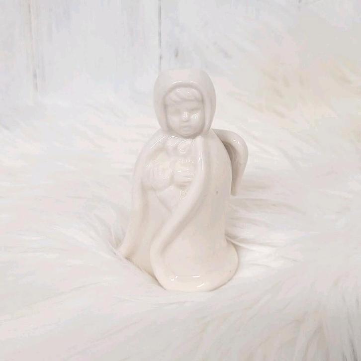 Vintage porseleinen engeltje voor een kaarsje, Diversen, Kerst, Ophalen of Verzenden