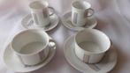 ROSENTHAL HALENSEE kopjes met schoteltjes 4 stuks, Ophalen of Verzenden