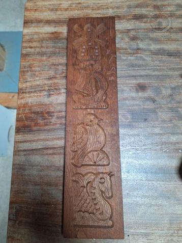 Oude speculaasplank  - molen, schip, vogel, draak beschikbaar voor biedingen