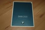 BMW 2500  -  Grote folder in formaat 24 x 32 cm uit 1969, Gelezen, Verzenden, BMW, BMW