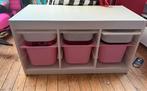 Ikea trofast speelgoedkast met roze bakken 99x44x56 cm, Kinderen en Baby's, Kinderkamer | Commodes en Kasten, Ophalen, Zo goed als nieuw