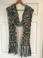 Lange zwart/witte Sjaal Nieuw, Kleding | Dames, Mutsen, Sjaals en Handschoenen, Addition Elle, Maat 42/44 (L), Nieuw, Ophalen of Verzenden