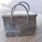 Brocante Vintage Tas Handtas, Ophalen of Verzenden, Gebruikt, Grijs, Handtas