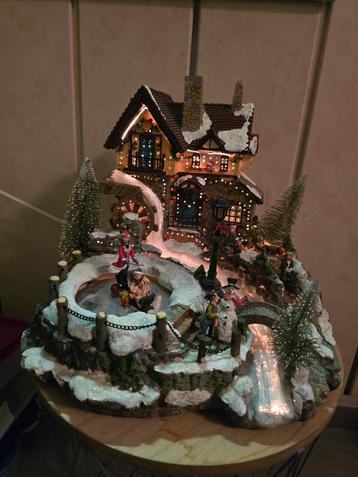 Kerst huis met schaatsbaan beschikbaar voor biedingen