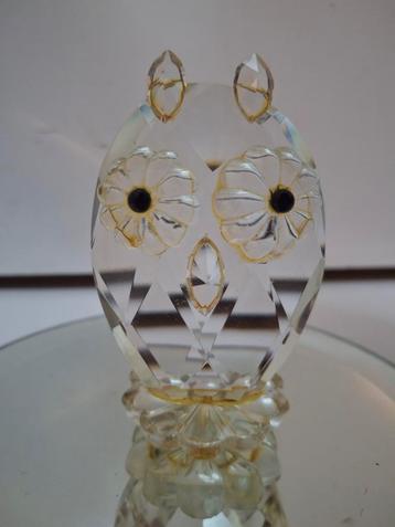 Glazen Uil Beeldje - Handgemaakt beschikbaar voor biedingen