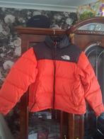 The North Face donsjack - Oranje/Zwart, Kleding | Dames, Maat 38/40 (M), Oranje, Ophalen of Verzenden, Zo goed als nieuw