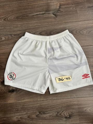 Ajax broekje de Meer limited Umbro 95/96 afca fside tdk beschikbaar voor biedingen