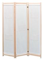 Kamerscherm scheidingswand vouwwand 3-dlg hout GRATIS BEZORG, Verzenden, Nieuw