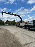 Nette floor semi kraanoplegger., Auto's, Vrachtwagens, Zwart, Bedrijf, Aanhangers en Opleggers, Te koop