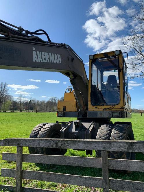 Kraan Graafmachine Akerman EW150 bandenkraan, Zakelijke goederen, Machines en Bouw | Kranen en Graafmachines, Graafmachine, Ophalen of Verzenden