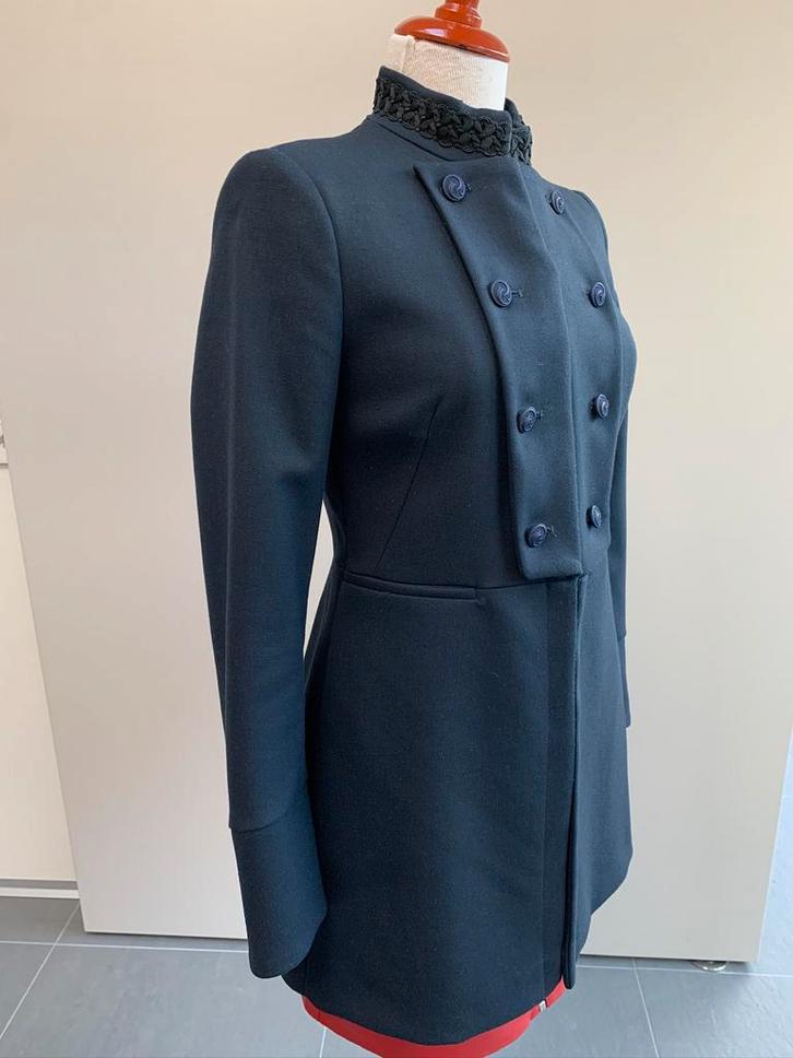 Donkerblauw -  lange blazer & broek - ZGAN, Kleding | Dames, Jasjes, Kostuums en Pakken, Zo goed als nieuw, Kostuum of Pak, Maat 36 (S)