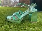 Feestschoenen hakken met blokhak maat 41, Ophalen of Verzenden, Zo goed als nieuw, Zwart