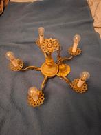 Franse Kroonluchter Messing, Ophalen, Gebruikt, Metaal, Brocant
