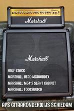 NETTE MARSHALL HEAD MG100HDFX + MARSHALL MG412A 120W RMS CAB, Ophalen of Verzenden, Zo goed als nieuw, Minder dan 50 watt