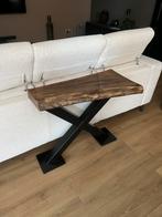 Houte boomstam side table, Huis en Inrichting, Ophalen, Gebruikt, 50 tot 100 cm, Eikenhout