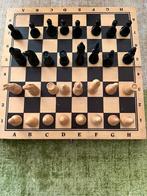 Chess Schaakspel met Houtkistje  Koninghoogte 66 mm, Ophalen of Verzenden, Zo goed als nieuw