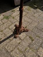 Jaren 30/39 marmeren bijzet tafeltje, Tuin en Terras, Ophalen, Gebruikt, Rond, Metaal