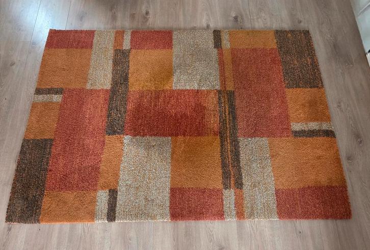 Vloerkleed, wol, laagpolig, Huis en Inrichting, Stoffering | Tapijten en Kleden, Zo goed als nieuw, 150 tot 200 cm, 200 cm of meer