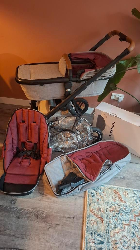 Dubatti One kinderwagen, Kinderen en Baby's, Kinderwagens en Combinaties, Gebruikt, Combiwagen, Overige merken, Luchtbanden, Met reiswieg