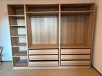 IKEA Pax kledingkast eiken 3 delig 201x250x58, Ophalen, 200 cm of meer, Eiken, Zo goed als nieuw