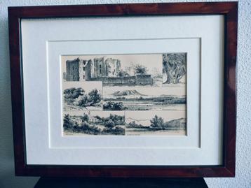 Craandijk Litho Bloemendaal Overveen Meerenberg 1880 (80) beschikbaar voor biedingen