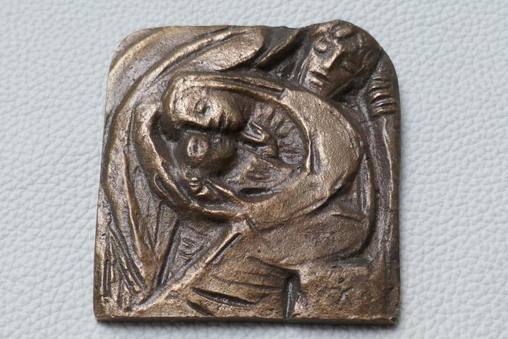Bronzen  kunstwerk van Jozef Krautwald, Antiek en Kunst, Antiek | Religie, Verzenden
